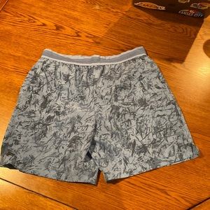 Blue Fabletic Shorts with Pockets and Liner